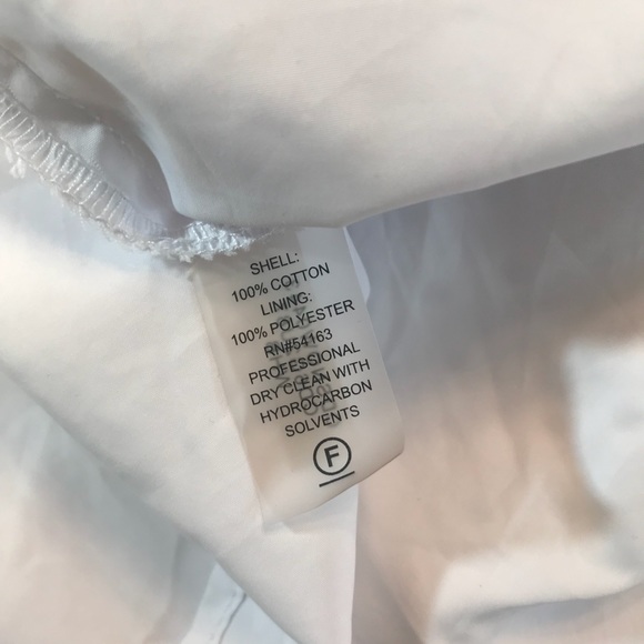 Calvin Klein Black & White Striped Eyelet Dress - Picture 5 of 5